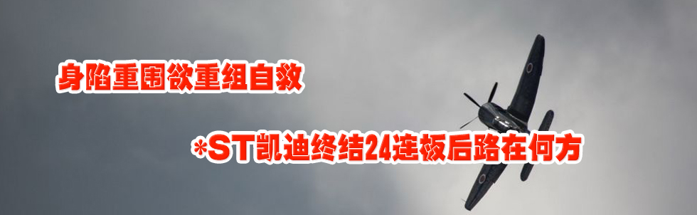 身陷重圍欲重組自救 *ST凱迪終結24連板后路在何方
