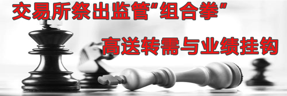 交易所祭出監(jiān)管“組合拳” 高送轉(zhuǎn)需與業(yè)績掛鉤